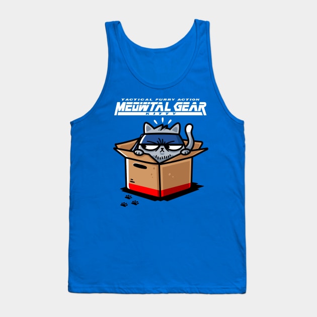 Meowtal Gear (Collab with Evasinmas) Tank Top by demonigote